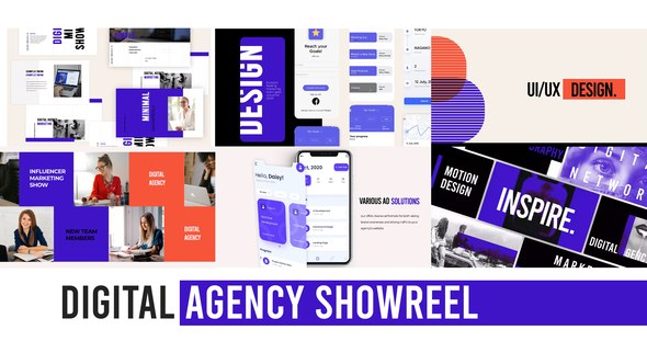 Videohive Digital Agency Web Showreel Product Promo template preview
