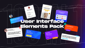 Videohive 100 User Interface Elements Pack Titles template preview