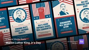 Videohive Social Media Reels - Martin Luther King Jr's Day After Effects Template Product Promo template preview