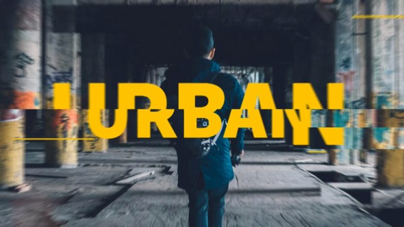 Modern Urban Slideshow Premiere Pro template preview