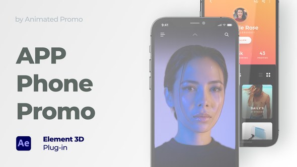 Videohive Phone - App Presentation - Mobile App Promo Product Promo template preview