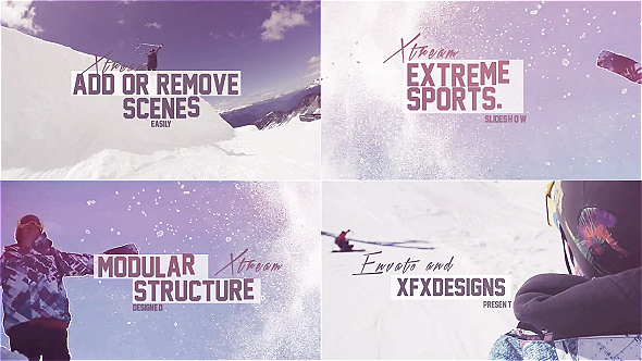 Videohive Extreme Sports Slideshow Video Displays template preview