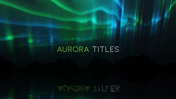 Videohive Aurora Titles Titles template preview