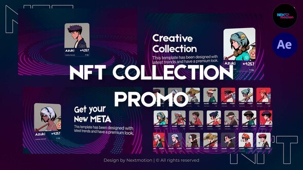 Videohive NFT Collection Promo Product Promo template preview