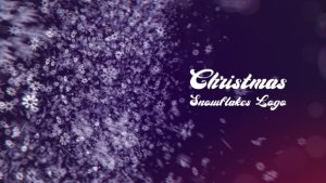 Videohive Christmas Snowflakes Logo | After Effects Openers template preview