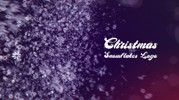 Videohive Christmas Snowflakes Logo | After Effects Openers template preview
