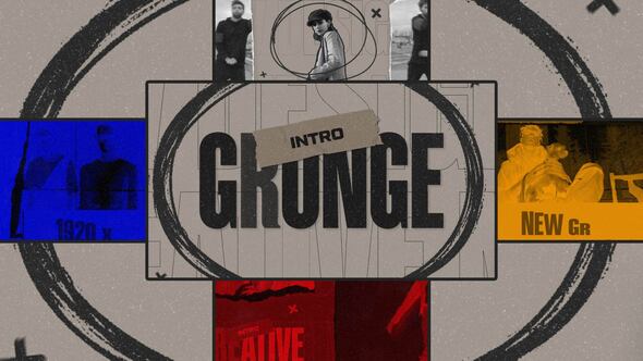 Videohive Paper Grunge Into 55248613 Openers template preview