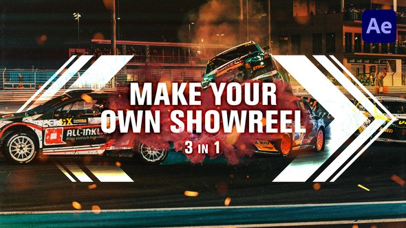 Videohive Make Your Own Showreel Video Displays template preview