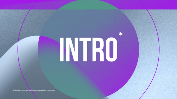 Videohive Energetic Intro | After Effects Elements template preview