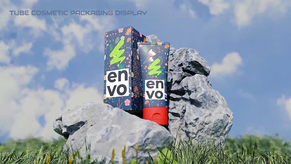 Videohive Tube Cosmetic Packaging Display Product Promo template preview