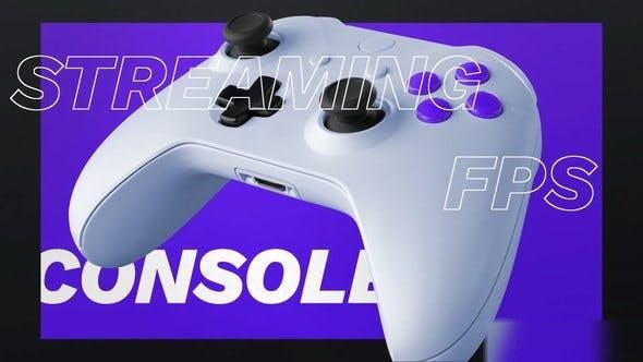 Videohive Console Gaming Intro Openers template preview
