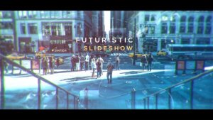 Futuristic Slideshow Video Displays template preview