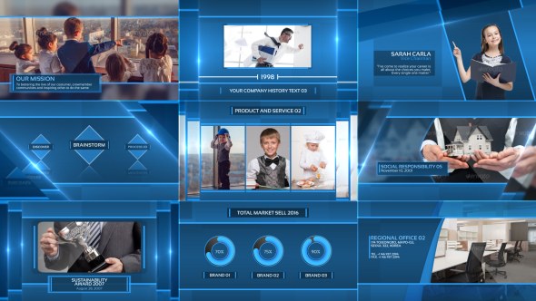 Videohive Clean Corporate Presentation 16457583 Logo Stings template preview