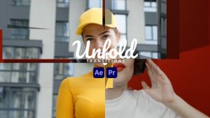 Videohive Unfold Transitions Elements template preview