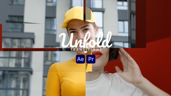 Videohive Unfold Transitions Elements template preview