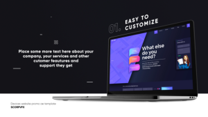Videohive Dark Website Promo Mockup Product Promo template preview