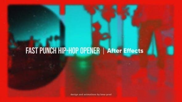 Videohive Fast Punch Hip-Hop Opener Openers template preview