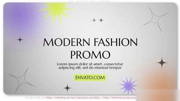 Videohive Ze Fashion Promo Openers template preview