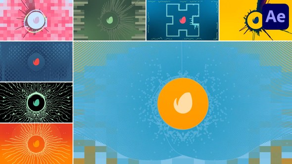 Videohive Logo Audio Spectrum for After Effects Logo Stings template preview
