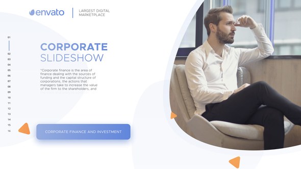 Videohive Corporate Slideshow 23111065 Video Displays template preview