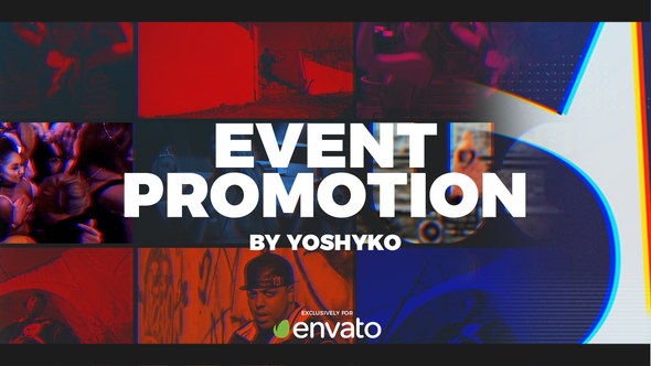 Event Promo Video Displays template preview