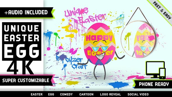 Videohive Easter Egg Logo Logo Stings template preview