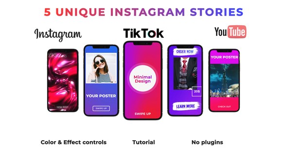 Videohive Instagram Stories Clean and Modern 03 Product Promo template preview