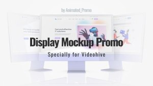 Videohive Website Screen Desktop Computer Mockup Product Promo template preview