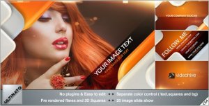 Videohive Rounded Slide Video Displays template preview