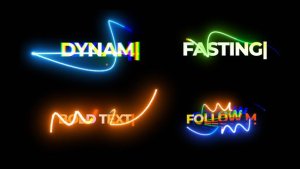 Videohive Neon Lower Thirds 58757605 Elements template preview