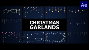 Videohive Christmas Garlands | After Effects Elements template preview