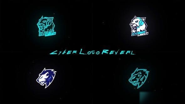 Videohive Cyber Logo Reveal 43429414 Logo Stings template preview