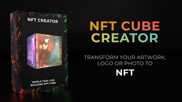Videohive NFT Cube Creator Elements template preview