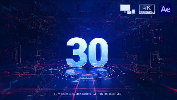 Videohive Digital Countdown V2 Elements template preview