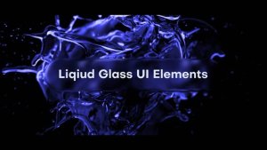 Videohive Liquid Glass UI Elements 61059417 Elements template preview