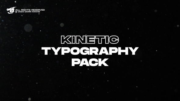 Videohive Kinetic Typography Titles  AE 47447934 Titles template preview