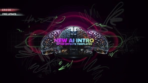 Videohive AI INTRO 51758672 Openers template preview