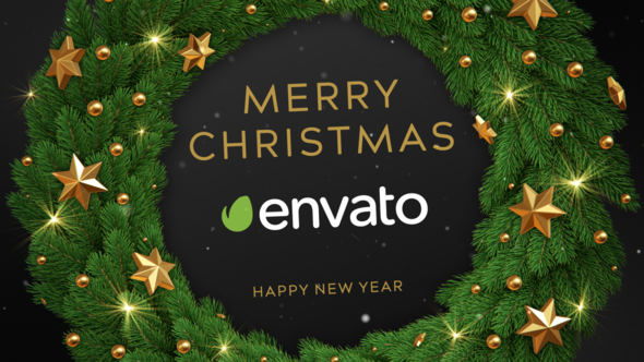 Videohive Christmas Wreath 42256113 Logo Stings template preview
