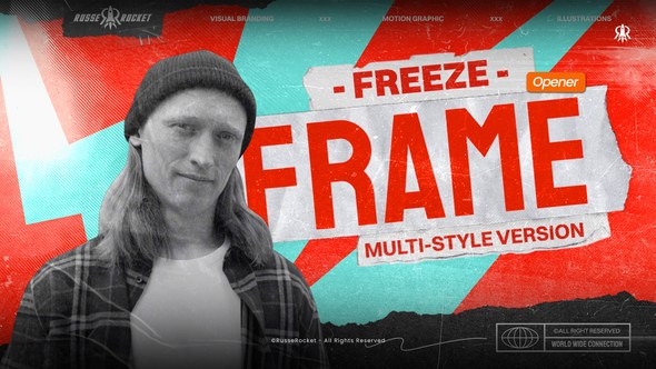 Videohive Freeze Frame 60908297 Openers template preview