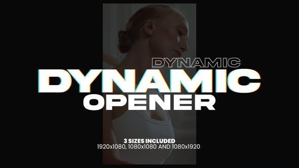 Videohive Dynamic Opener 44004294 Openers template preview