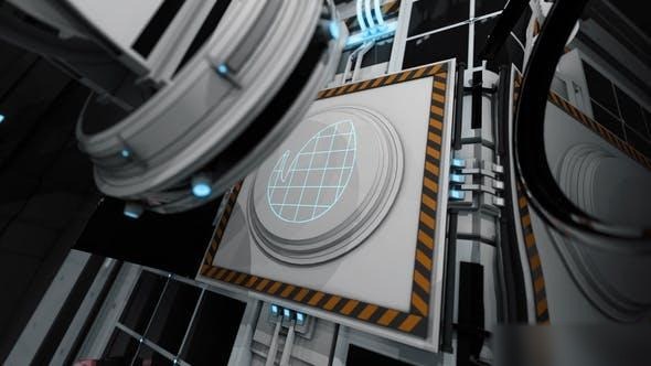 Videohive Sci-Fi Laser Scanning Logo Logo Stings template preview