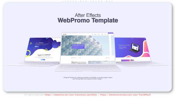 Videohive Laptop Web Promo. W04 Product Promo template preview