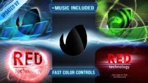 Videohive Magnetic Spin Technology Logo Logo Stings template preview