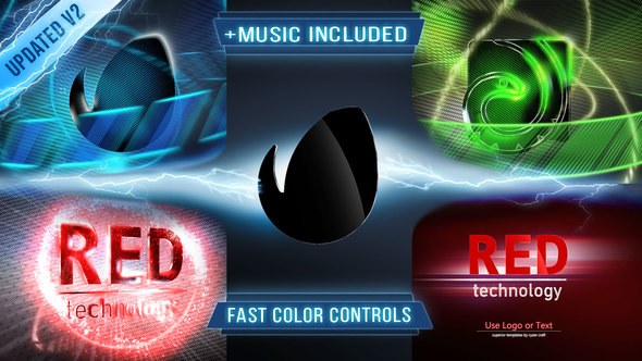 Videohive Magnetic Spin Technology Logo Logo Stings template preview