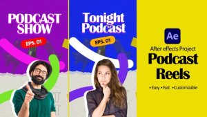 Videohive Podcast Instagram Reels 59029585 Openers template preview