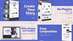 Website Promo Premiere Pro template preview