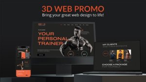 Videohive 3D Web Promo Product Promo template preview