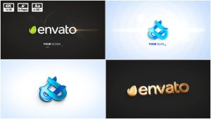 Videohive Clean Extrude Logo Animation Logo Stings template preview