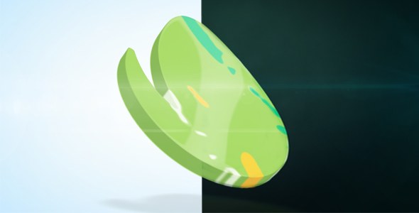 Videohive 3D Liquid Logo Logo Stings template preview
