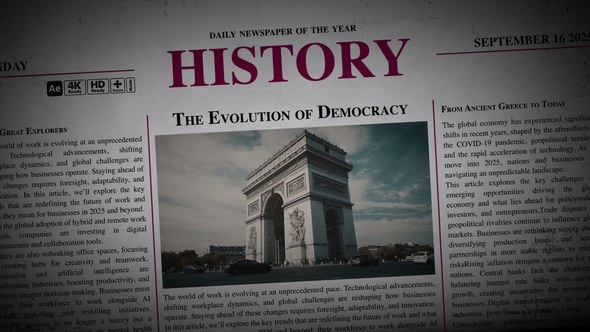 Videohive Newspaper Overlays Elements template preview